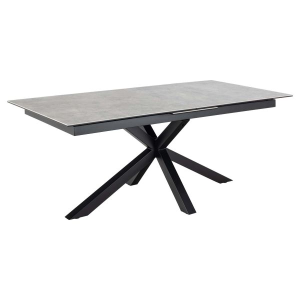 Dining table HEAVEN 200/240x100xH76cm, grey