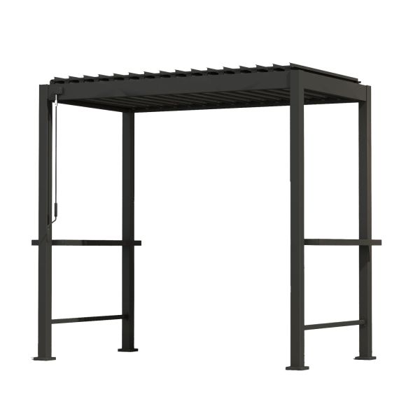 Varikatus MIRADOR BBQ-88 2,55x1,5m, tumehall