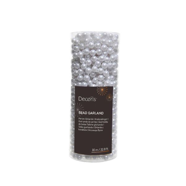 Garland PEARL 10m, white
