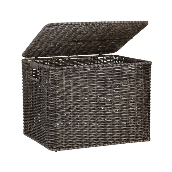 Korv BASILE 42,5x34xH31cm, tumepruun