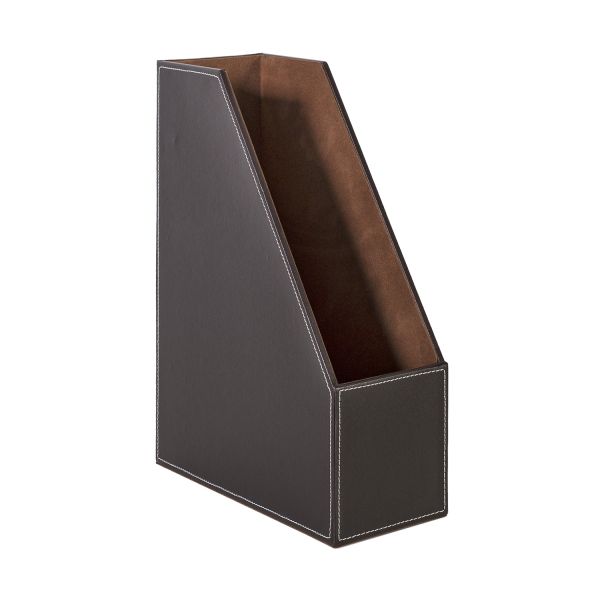 Держатель для папок WALTER 10x27xH34см, тёмно-коричневый