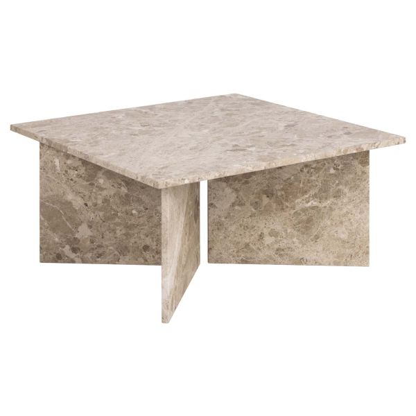 Coffee table VEGA 90x90xH42cm, beige