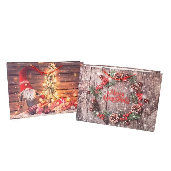 Kinkekott XMAS HOME, 55x40x15cm, mix