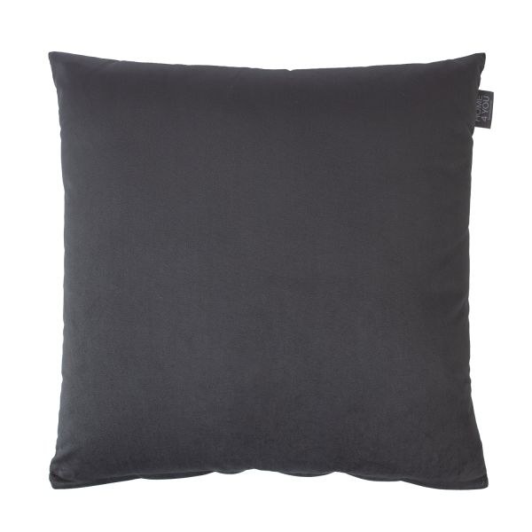 Подушка VELVET NEW 50x50см, на молнии, серая
