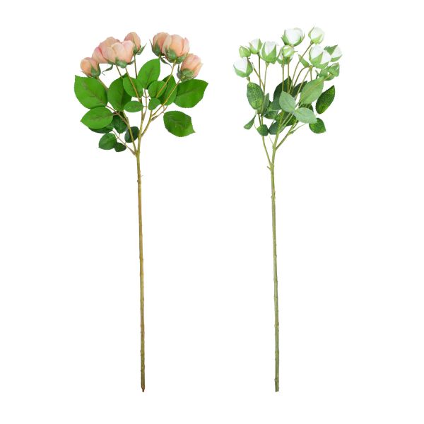 Artificial flower FLOWERLY H56cm bush rose, mix