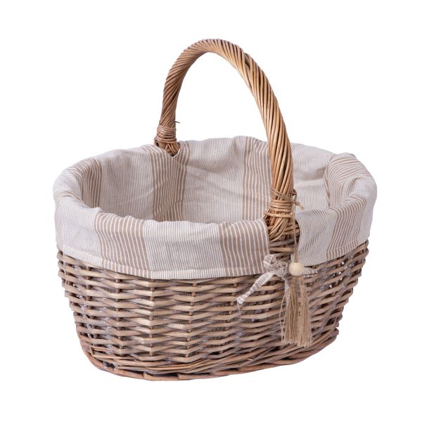 Korv WILLI STRIPE 42x31xH23/38cm