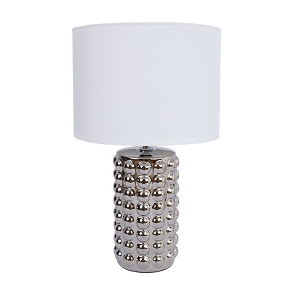 Table lamp DUNIK H39cm, silver