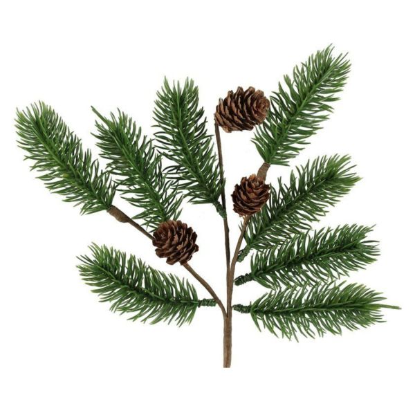 Branch 30cm with pinecones