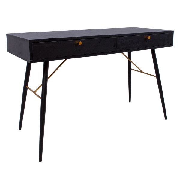 Kirjutuslaud LUXEMBOURG 120x48xH75cm, must