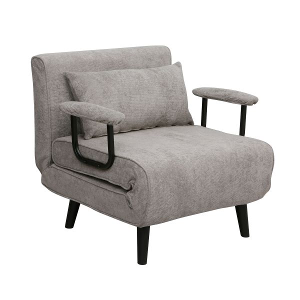 Кресло-кровать HANNES 76,5x84xH81см, серое