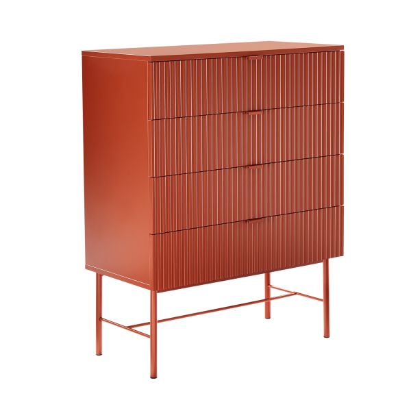 Kummut SEQUENCE_79x40xH100cm, sügispruun