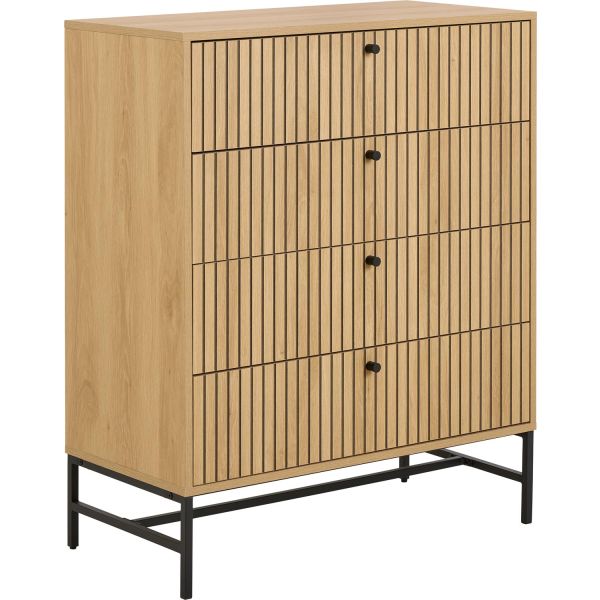 Комод ALBANY 80,6x40xH100,1см, натуральный