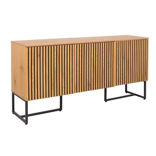 Комод HAMPTON 160x40xH80см, меламин с узором дуба