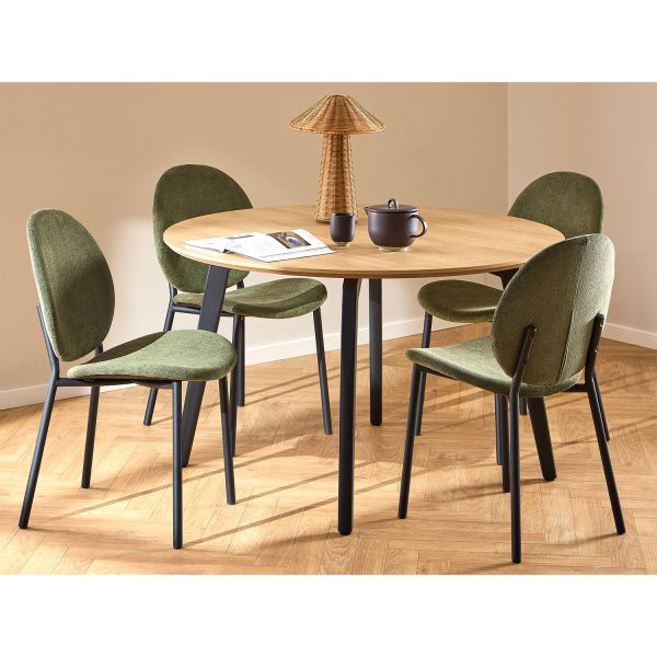 Söögilauakomplekt CADIZ D120xH75cm, roheline