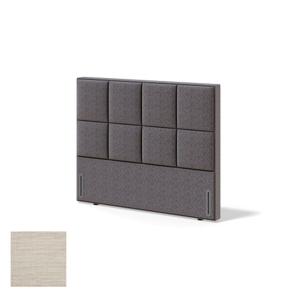 Headboard RED/BLACK KRONANG MANGO 140cm, light beige