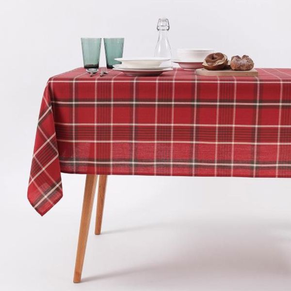 Скатерть EASY CARE 140x180 см красная, 300 г/м2