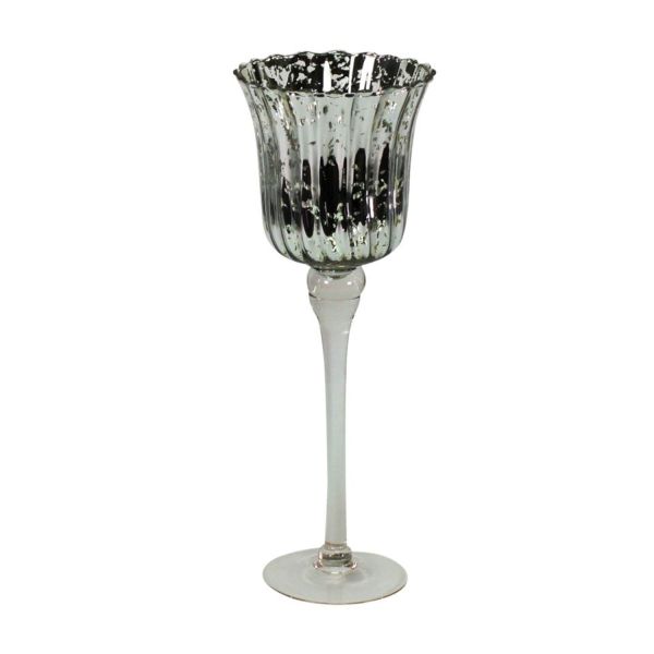 Küünlajalg CELESTE H35cm, hõbe