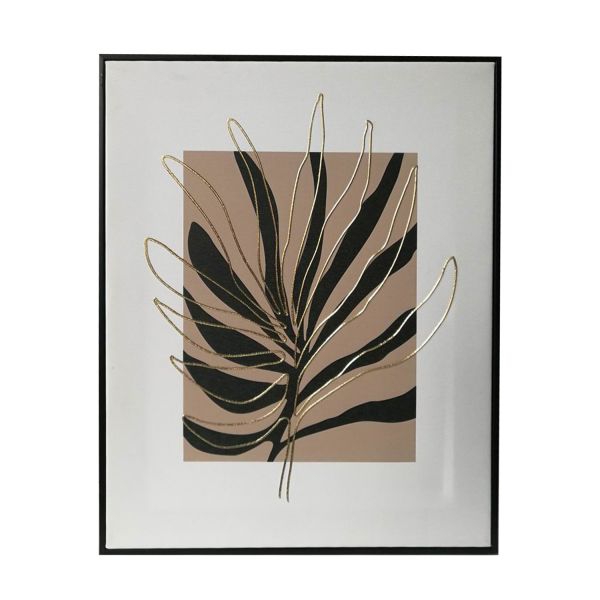 Холст с рамой WALLY 40x50см, декоративный лист 2