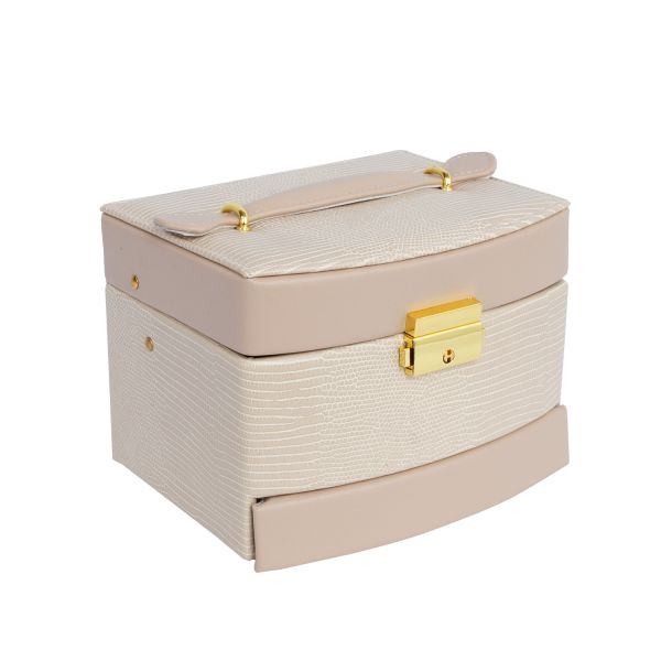 Шкатулка для украшений SEZANE LUX 16x13x11.5см, бежевый