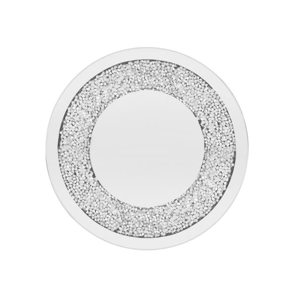 Peegel-alus BLING D25cm, kivikestega