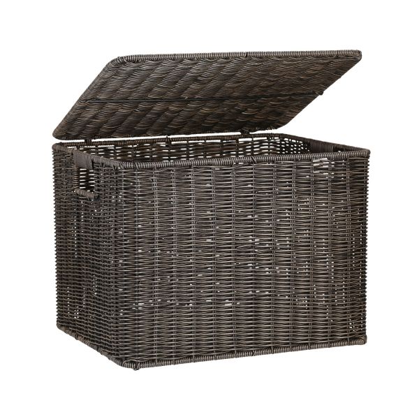 Korv BASILE 45x37xH33cm, tumepruun