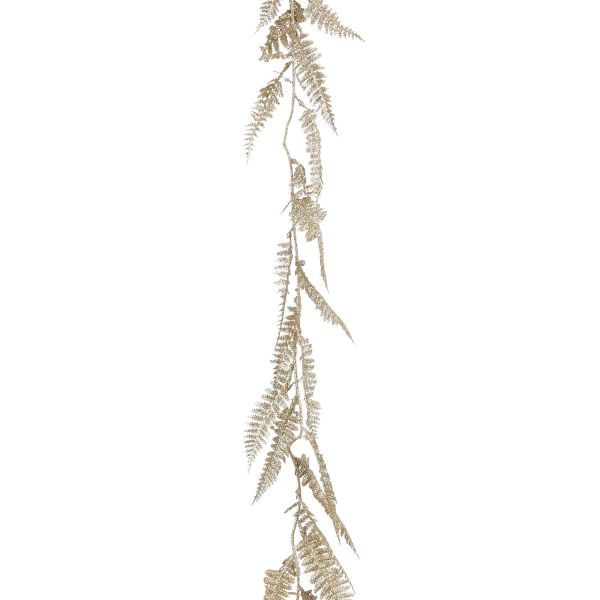Garland SHINE FERN 180cm champagne