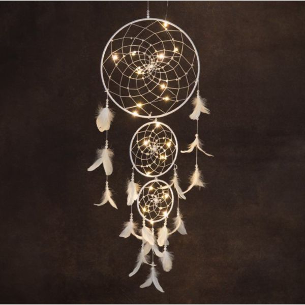 LED-light deco DREAM CATCHER 95cm 20LED