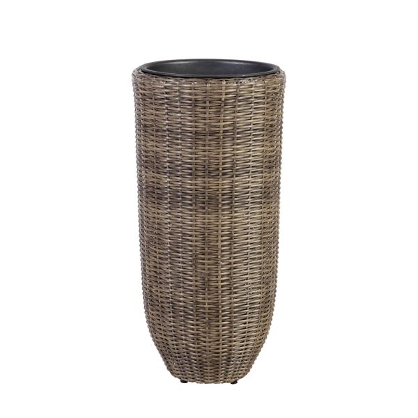 Lillepotiümbris WICKER D37xH77cm, tumepruun