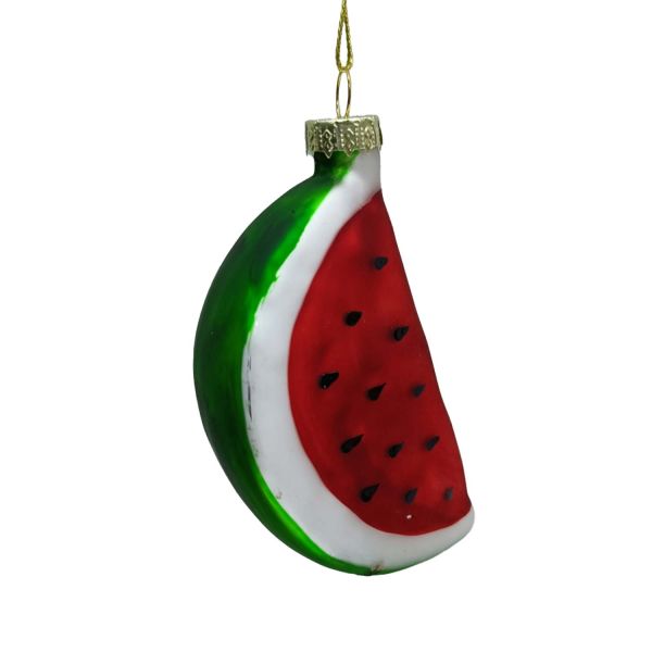 Рождественское украшение JOY WATERMELON 9,5 см, стекло