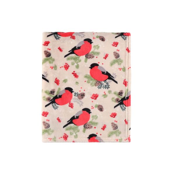 Winteria Throw Bullfinch 127x152 cm