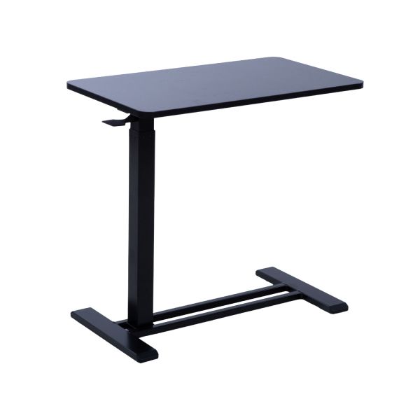 Desk ERGO with one leg 70x40xH66-106cm, manual, black