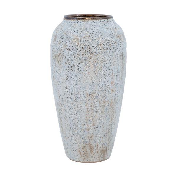 Vase TITAN STONE D17xH33cm, beige