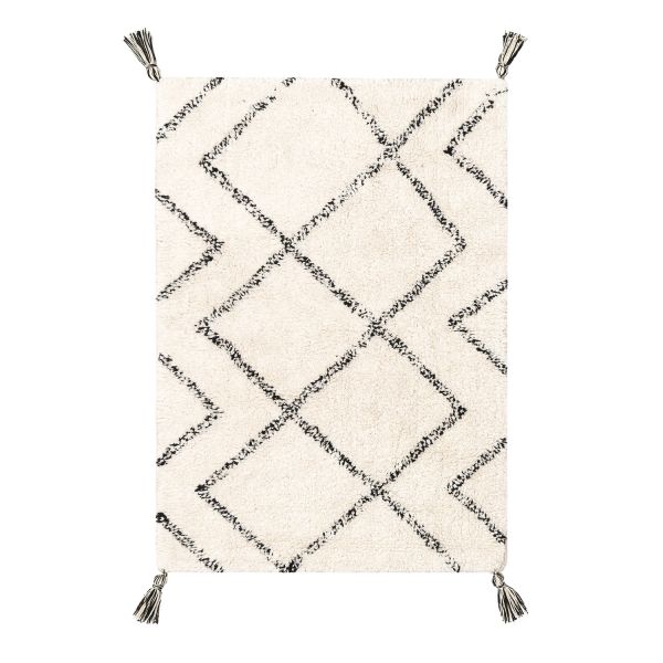 Vaip HANKI 60x90cm valge/must