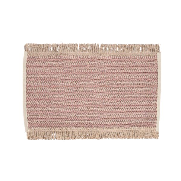 Lauamatt SUZAN 35x45cm jute, lilla