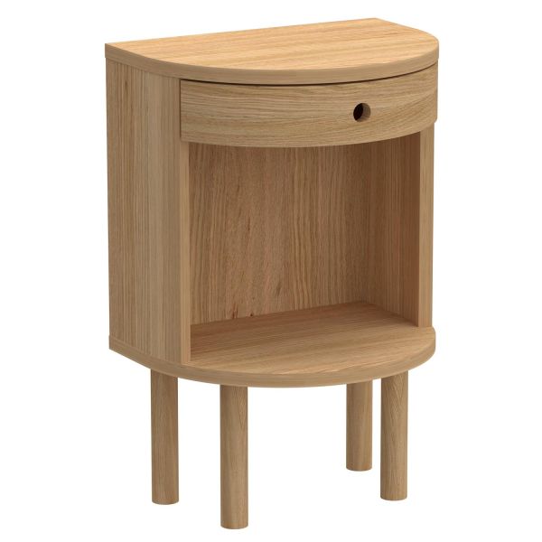 Bedside table PARON 40x31,5xH60cm, natural