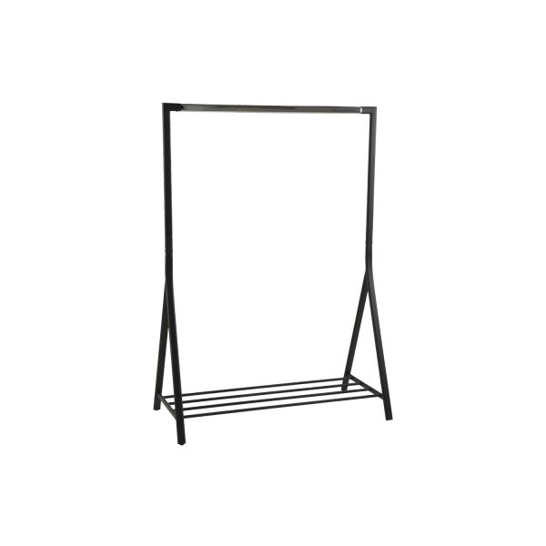 Riiete stange BRENT 117x59xH165cm, must/kroom