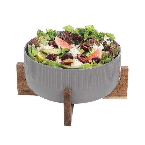 Kauss POLO D22,5xH10cm 2.7L hall, alusega