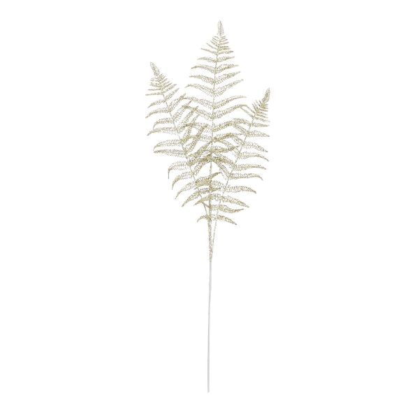 Artificial flower SHINE FERN H79cm golden