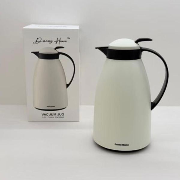 Vacuum jug JUG 1L glass, white