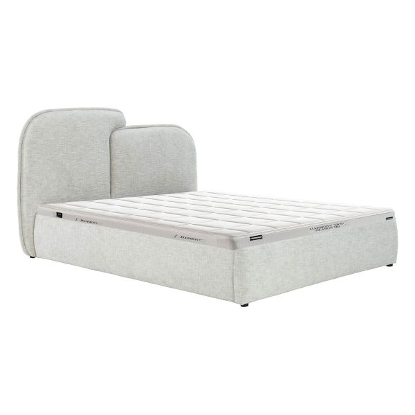 Кровать EMBRACE с матрасом HARMONY DUO SEASON 160x200см, белый