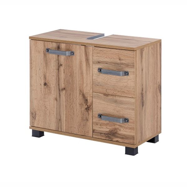Washbasin cabinet MILAN 65x32xH59cm, oak