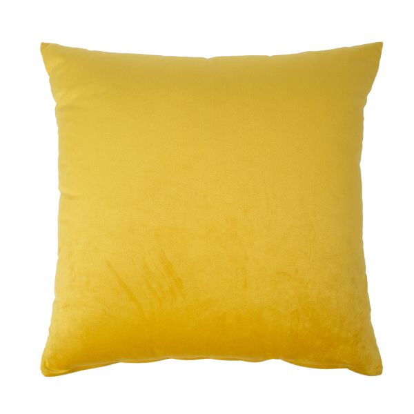 Подушка VELVET 2, 45x45см, желтая