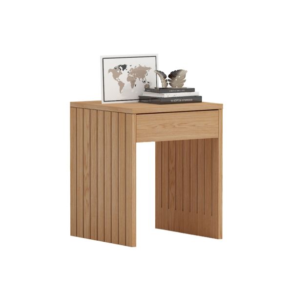 Nightstand SUNNY 40x40xH50cm, melamine oak
