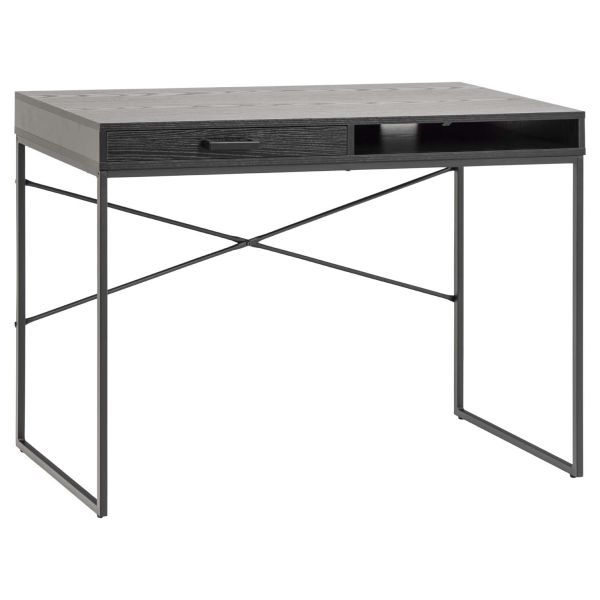 Kirjutuslaud SEAFORD 110x45xH75cm, must