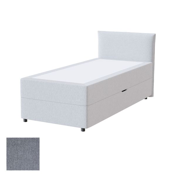 Couch BLUE STORAGE AGGE 90x200cm, medium, light grey