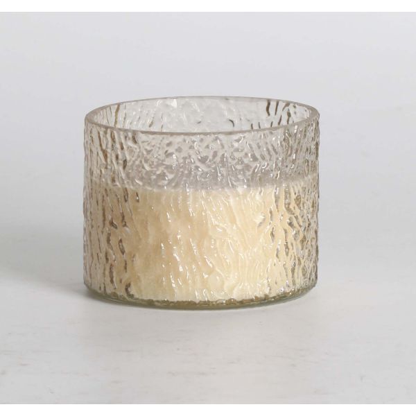 Свеча в стеклянном стакане NATURE GREEN H7,5см, French Pear & Freesia