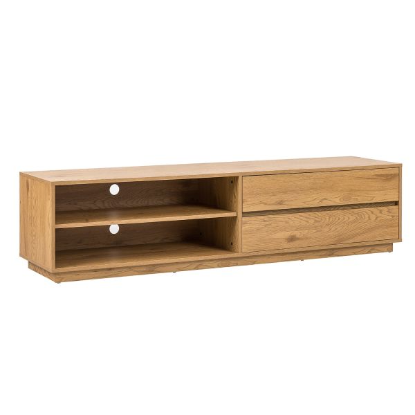 TV-laud SACHA 180x40xH43cm, tammedekooriga melamiin