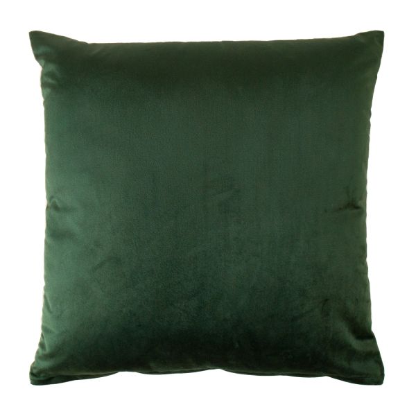 Подушка VELVET 50x50cm, темно-зеленый