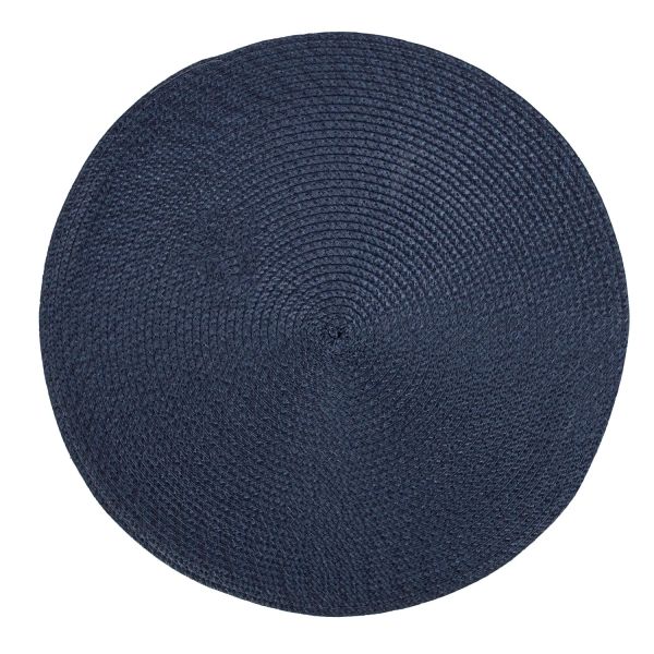 Placemat SELMA D38cm, dark blue