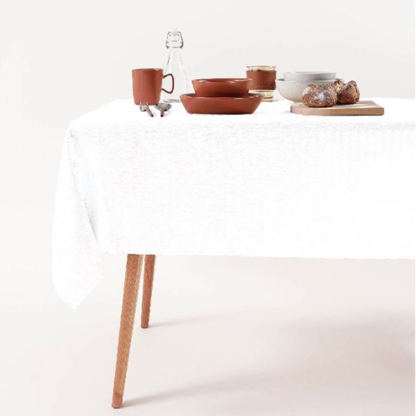 Скатерть EASY CARE 132x178 см белая, 250 г/м2